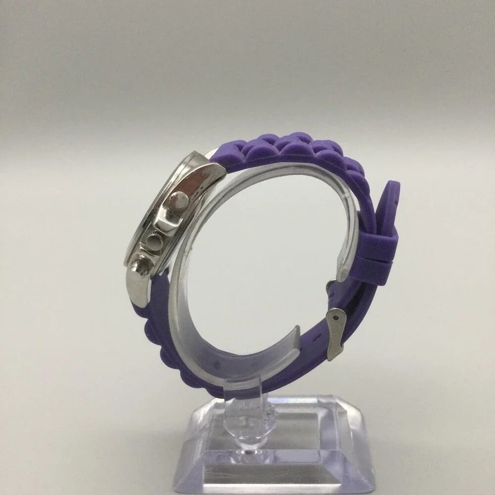 Disney Womens Watch 40mm Jack Sally Now And Forever Purple Band New Battery